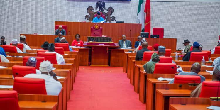 Three new Nigerian senators take the oath of office