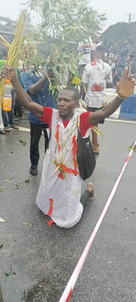 protest scene in Rivers