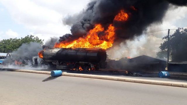 Two injured in Ogun tanker fire 640x360 1