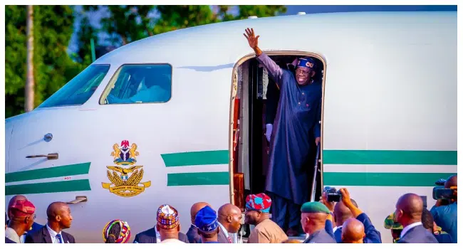 Tinubu to UK for Annual Leave