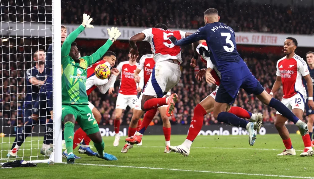 Saliba goal 1